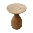 Long Rattan Side Table