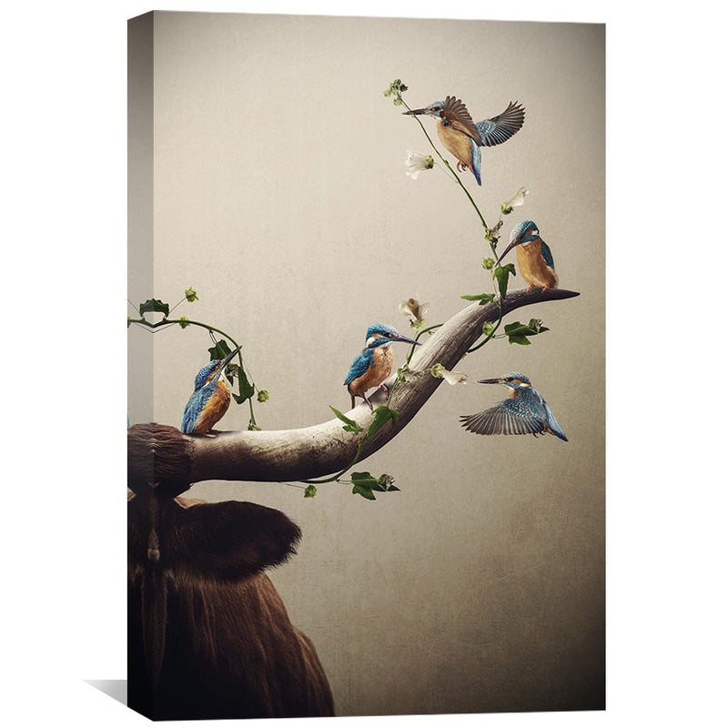 Kingfishers 1 Canvas