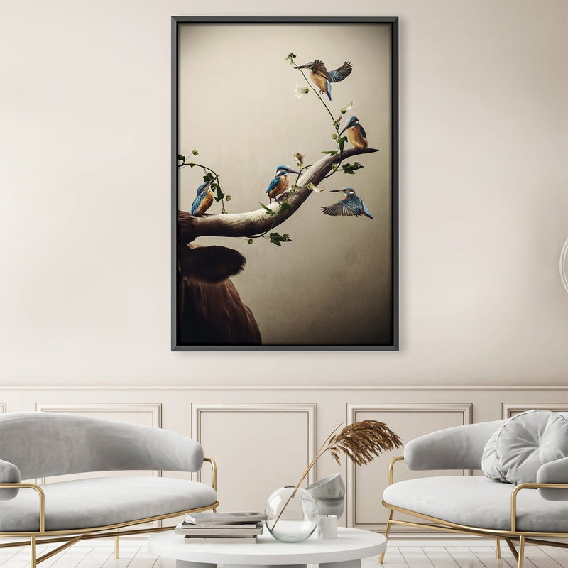 Kingfishers 1 Canvas