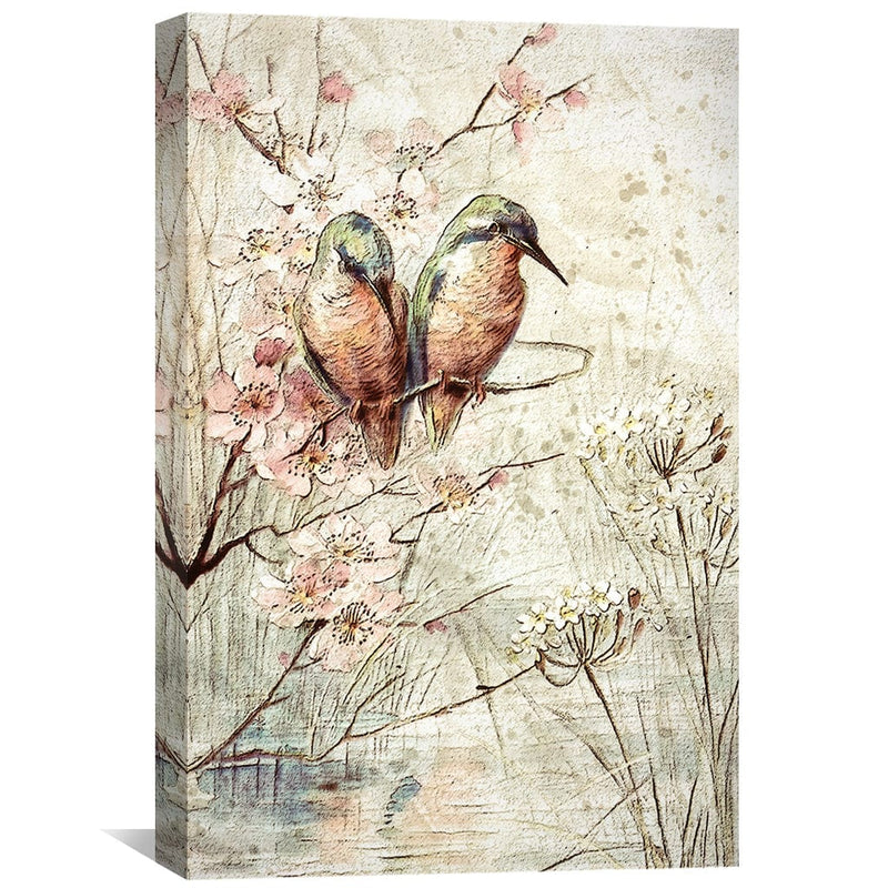 Kingfishers Canvas