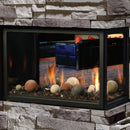 Kingsman Atrium 42" Clean View Peninsula Direct Vent Fireplace (SAK30489)