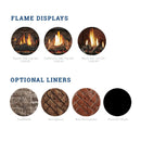 Kingsman 36" Zero Clearance 28K BTU Direct Vent Fireplace [HBZDV3628] (SAK19382)