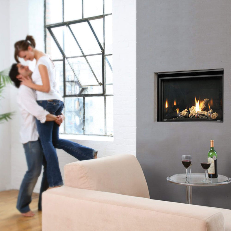 Kingsman Solara II ZCV 36" Zero Clearance Clean View Direct Vent Fireplace [ZCV3622] (SAK85793)