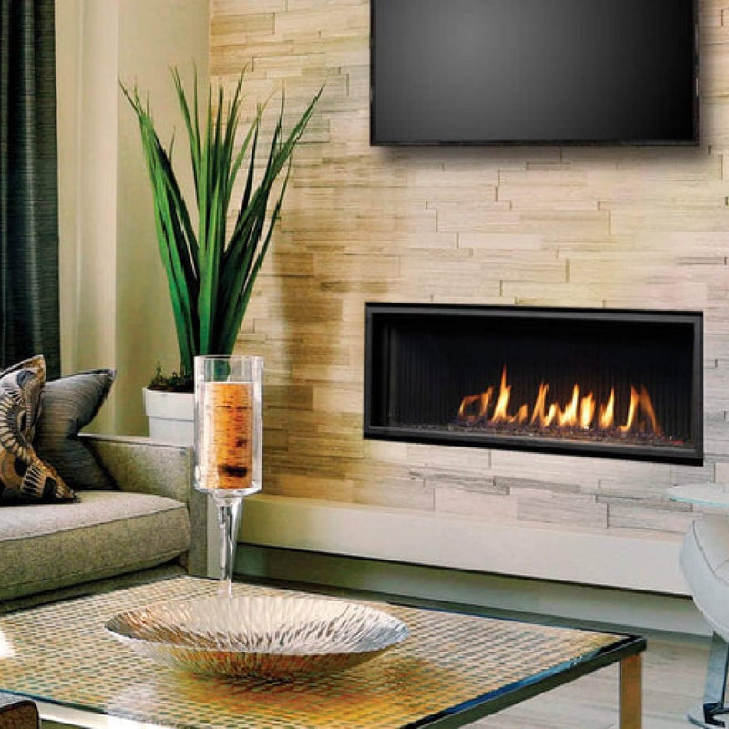 Kingsman ZCVRB 47" Linear Zero Clearance Tempered Glass Direct Vent Fireplace (SAK23415)