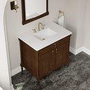 James Martin Kinnsden 36" Single Bathroom Vanity, Sable Oak