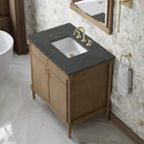 James Martin Kinnsden 36" Single Bathroom Vanity, Weathered Oak