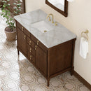 James Martin Kinnsden 48" Single Bathroom Vanity, Sable Oak