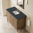 James Martin Kinnsden 48" Single Bathroom Vanity, Weathered Oak