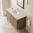 James Martin Kinnsden 48" Single Bathroom Vanity, Weathered Oak
