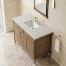 James Martin Kinnsden 48" Single Bathroom Vanity, Weathered Oak