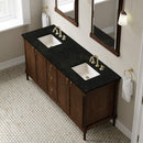 James Martin Kinnsden 72" Double Bathroom Vanity, Sable Oak