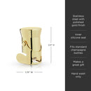 Belmont Heavyweight Champagne Stopper by Viski
