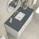 James Martin Myrrin 48" Single Bathroom Vanity, Bright White