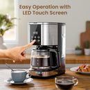 Kismile 10 Cup Drip Coffee maker with Led Display & Touch Screen CM3743 by Kismile