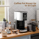 Kismile 10 Cup Drip Coffee maker with Led Display & Touch Screen CM3743 by Kismile