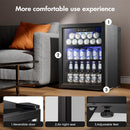 Kismile 1.7 Cu.ft Beverage Refrigerator and Cooler W5848H