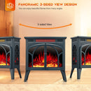 25 Inches 3D Infrared  Free Standing Electric Fireplace Stove S230B