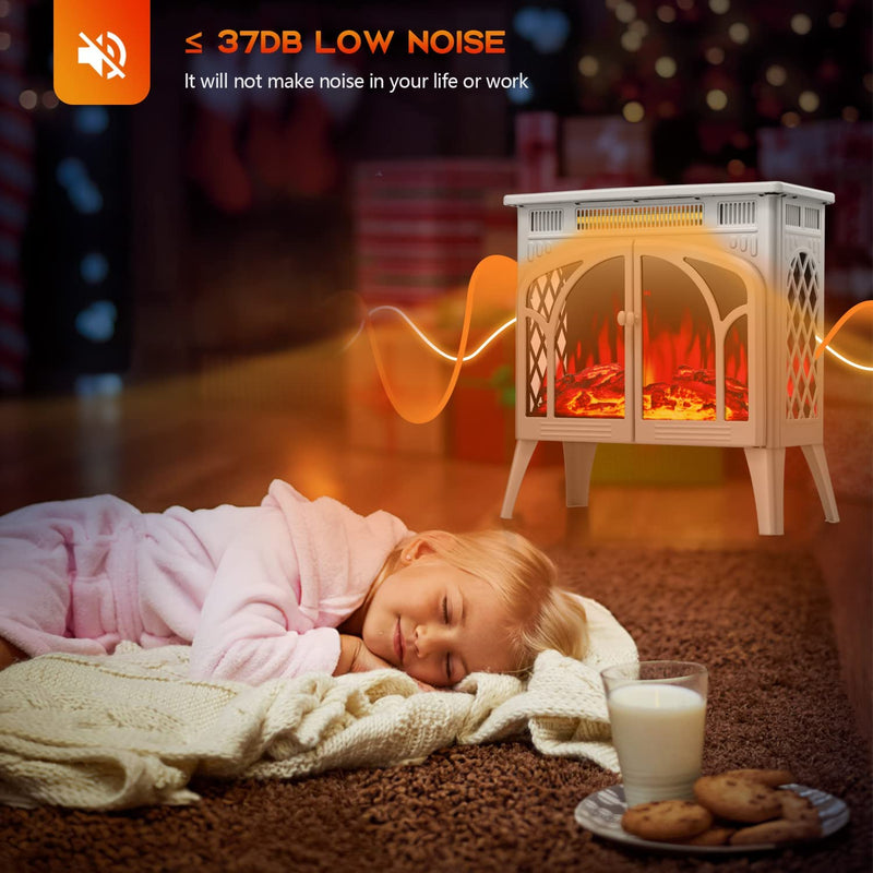 25 Inches 3D Infrared  Free Standing Electric Fireplace Stove S230B