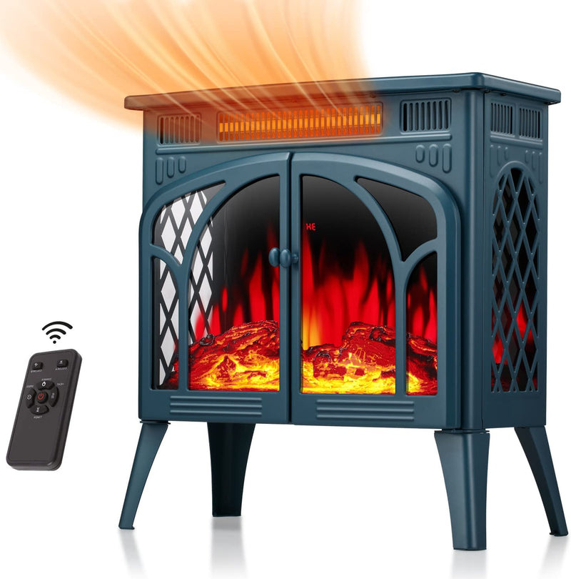 25 Inches 3D Infrared  Free Standing Electric Fireplace Stove S230B