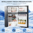 Kismile 3.2 Cu.Ft,Mini Refrigerator with Freezer F5887