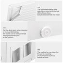 Kismile 7.0/3.5 Cubic Feet Chest Freezer with Removable Basket Free Standing