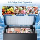 Kismile 3.5 Cubic Feet Chest Freezer