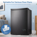 Kismile 3.5 Cubic Feet Chest Freezer