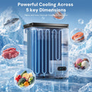 Kismile 3.5 Cubic Feet Chest Freezer