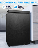 Kismile 7.0/3.5 Cubic Feet Chest Freezer with Removable Basket Free Standing