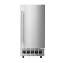 Kismile Commercial Built-in Ice Maker Machine,80Lbs/Day,Under Counter Ice Cube Maker with 24H Timer,Reversible Door,Built-in Freestanding Ice Maker for Home & Office(Silver) by Kismile