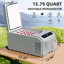 Kismile Car Refrigerator 12 Volt Mini Fridge