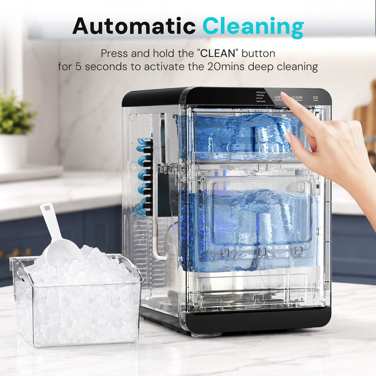 Kismile Clear Square Ice Cubes Maker 58003RIM0, photo 13 of 31