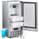 Kismile Commercial Under Counter Built-in Nugget Ice Maker Z5830N