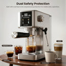 Kismile Espresso Coffee Maker Machine 20 Bar, with Milk Frother Steam Wand CM8032 by Kismile
