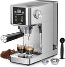 Kismile Espresso Coffee Maker Machine 20 Bar, with Milk Frother Steam Wand CM8032