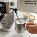 Kismile Espresso Coffee Maker Machine 20 Bar, with Milk Frother Steam Wand CM8032 by Kismile
