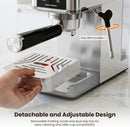 Kismile Espresso Coffee Maker Machine 20 Bar, with Milk Frother Steam Wand CM8032 by Kismile