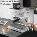 Kismile Espresso Machine, Semi-Automatic Coffee Maker with Bean Grinder and Milk Frother Steam Wand
