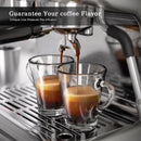 Kismile Espresso Machine, Semi-Automatic Coffee Maker with Bean Grinder and Milk Frother Steam Wand