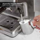 Kismile Espresso Machine, Semi-Automatic Coffee Maker with Bean Grinder and Milk Frother Steam Wand