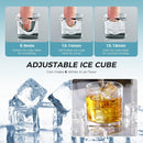 Kismile Ice Maker Countertop, Portable Ice Cube Maker Machine Z5813AF