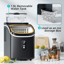 Kismile Ice Maker Countertop, Portable Ice Cube Maker Machine Z5813AF