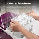 Countertop Ice Maker, 26 lbs/Day ice Production 58012RIM0 by Kismile