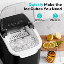 Countertop Ice Maker, 26 lbs/Day ice Production 58012RIM0 by Kismile