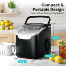 Countertop Ice Maker, 26 lbs/Day ice Production 58012RIM0 by Kismile