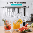 Countertop Ice Maker, 26 lbs/Day ice Production 58012RIM0 by Kismile