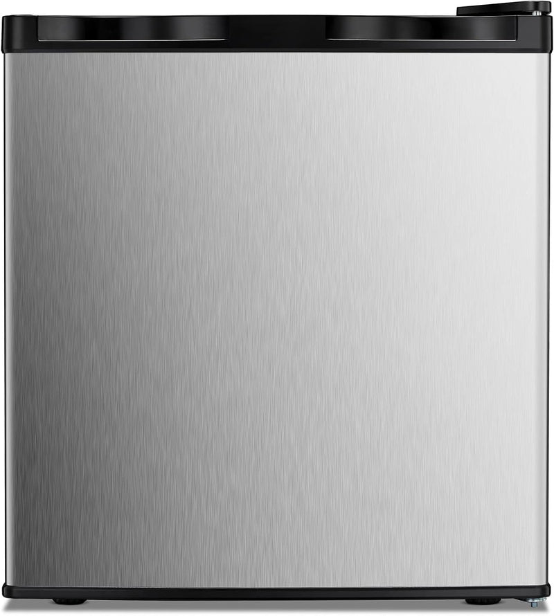 Kismile Mini Freezer,1.1 Cu.ft Upright Freezer with Reversible Single Door