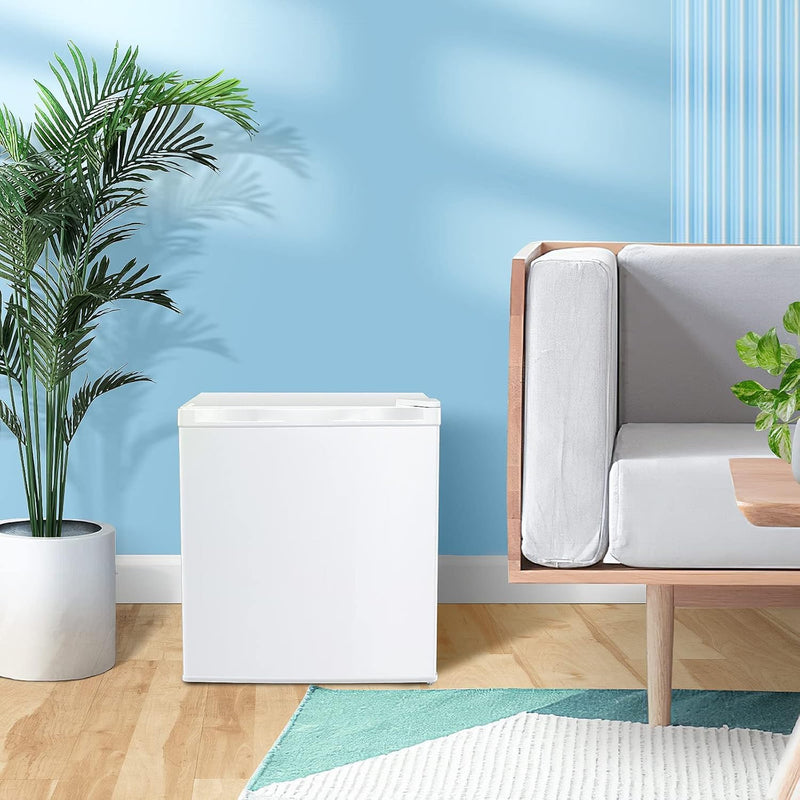 Kismile Mini Freezer,1.1 Cu.ft Upright Freezer with Reversible Single Door