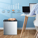Kismile Mini Freezer,1.1 Cu.ft Upright Freezer with Reversible Single Door