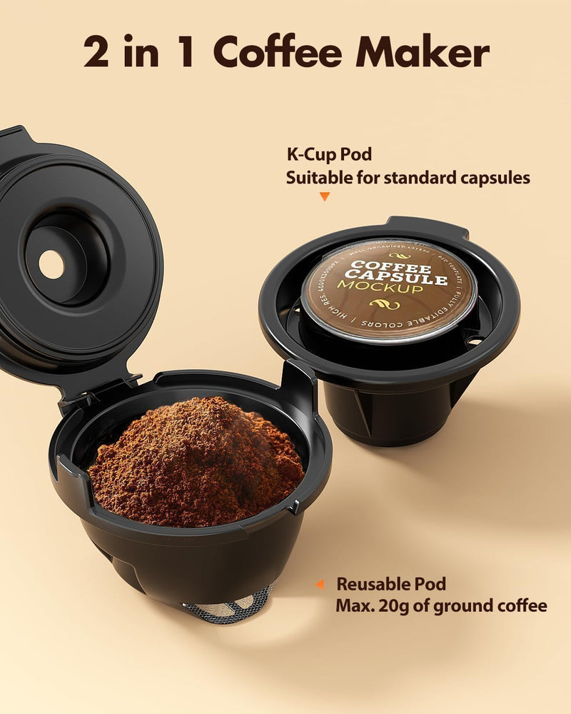 Kismile Single Serve Coffee Maker CM3729, photo 7 of 7